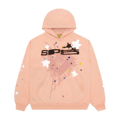 Sp5der Worldwide Peach Hoodie