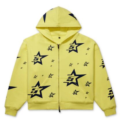 Sp5der Double Layer 5Star Zip Hoodie